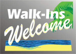 Beach Walk Ins Welcome 25 X 18