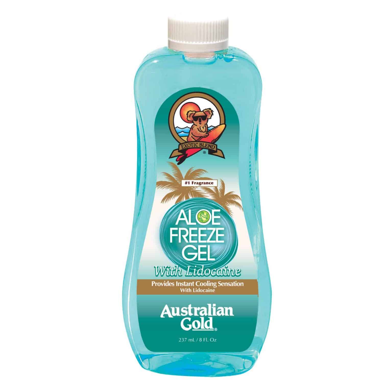 Aloe Freeze Gel With Lidocaine Tanning Supplies Unlimited