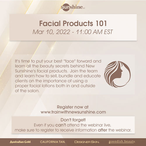 NSS Live Webinar- Facial Products 101