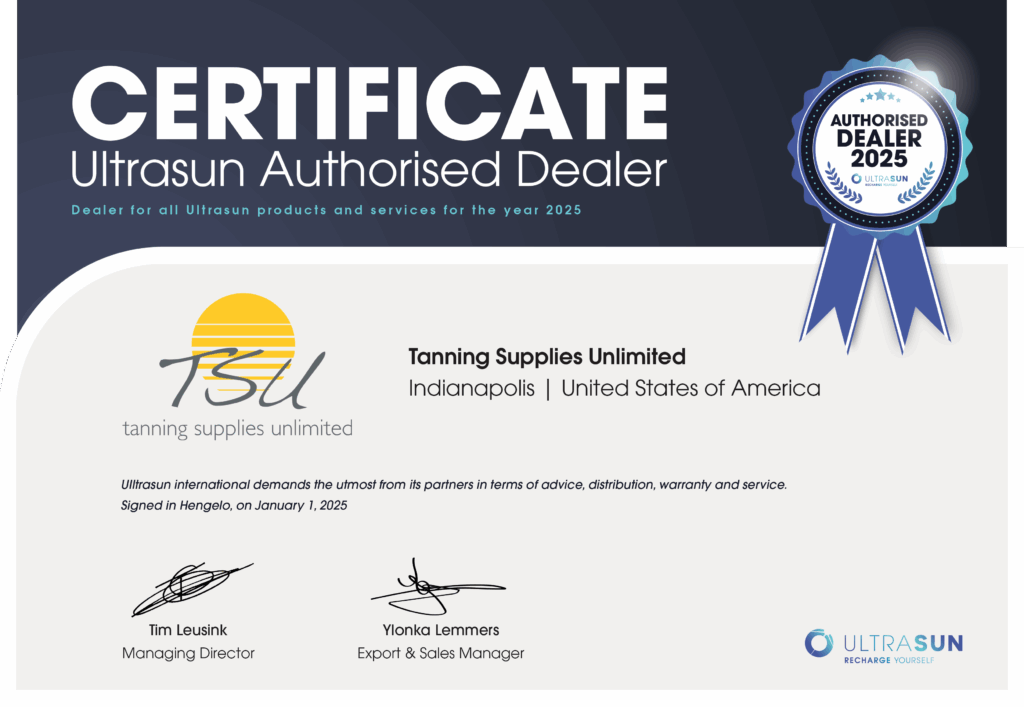 TSU 2025 ULTRASUN DEALER CERTIFICATE