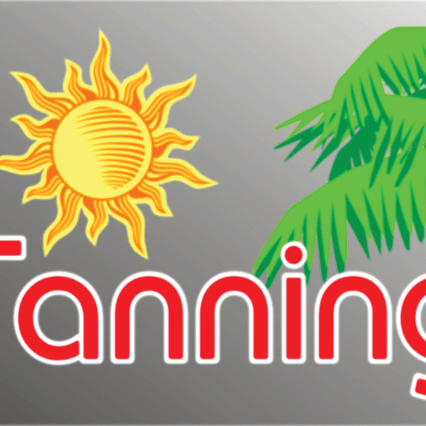Tanning with Sun 25 X 18